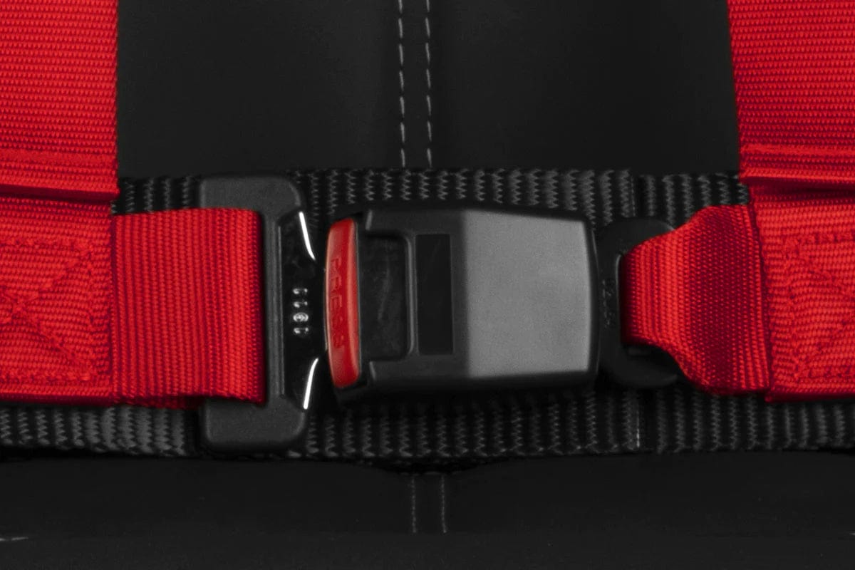 Braum Racing BRH-RDP4 4-Point 2-Strap Racing Harness – Red, Single Driver Seat Belt