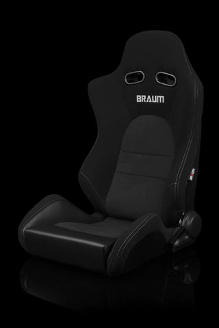 Braum Racing Seats ADVAN Series Racing Seats Black Jacquard / Black Alcantara Insert