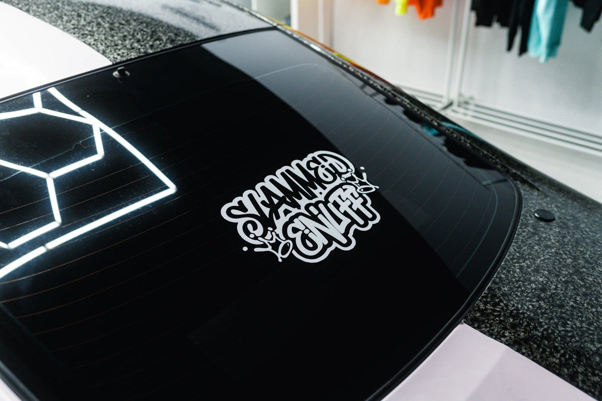 INDIGOS UG Sticker – Car Sticker – JDM – Die Cut – Car – 200 x 129 mm –  Poland – Black – Rear Window Sticker – Tuning