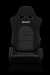 Braum Racing Seats ADVAN Series Racing Seats Black Jacquard / Black Alcantara Insert