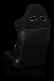 Braum Racing Seats ADVAN Series Sport Seats - Black Cloth