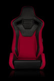 Braum Racing Seats Elite-S Series Sport Seats - Black & Red