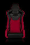 Braum Racing Seats Elite-S Series Sport Seats - Black & Red