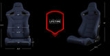 Braum Racing Seats ELITE SERIES RACING SEATS (BLUE CLOTH) – PAIR