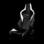 Braum Racing Seats Elite V2 Series Sport Seats - Black & White