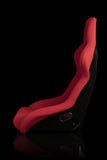 Braum Racing Seats Falcon-R Composite FRP Bucket Seat - Red