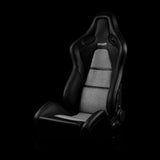 Braum Racing Seats Falcon-S Composite Carbon Fiber Honeycomb Shell Reclining Seats - Houndstooth Inserts