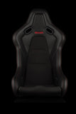 Braum Racing Seats Falcon-S Composite FRP Bucket Seat - Red Stitching