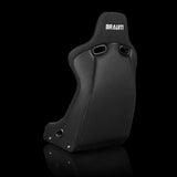 Braum Racing Seats Venom-R Series Fixed Back Bucket Seat - Black Cloth / Carbon Fiber
