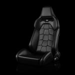 Braum Racing Seats Viper X Series Sport Seats - Black Viper Skin