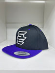 Slammedenuff Hats BLK | PURPLE SE SNAPBACK