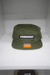 Slammedenuff Hats SE Olive Green 7 Panel Hat