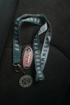 Slammedenuff Lanyards/Keychains Light Grey/White Lanyard