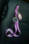 Slammedenuff Lanyards/Keychains Light Lavender/White Lanyard