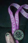 Slammedenuff Lanyards/Keychains Light Lavender/White Lanyard
