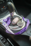 Slammedenuff Lanyards/Keychains Purple/White Lanyard