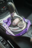 Slammedenuff Lanyards/Keychains Purple/White Lanyard