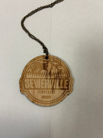Slammedenuff Lanyards/Keychains SE Sevierville 2025 Wooden Pendant (Minor Defects)
