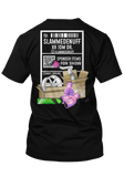 Slammedenuff Tee Shipping Label Tee