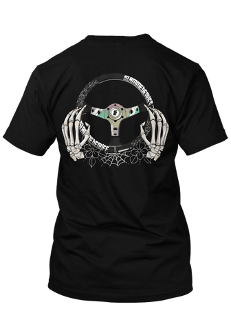 Slammedenuff Tee Skeleton Wheel Tee