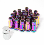 Aodhan Lug Nuts Aodhan XT51 Open Ended Lugnuts - NEOCHROME