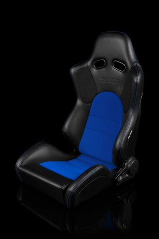 Braum Racing Seats ADVAN SERIES RACING SEATS (BLACK & BLUE) – PAIR