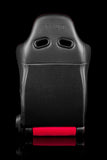 Braum Racing Seats ADVAN SERIES RACING SEATS (BLACK & RED) – PAIR