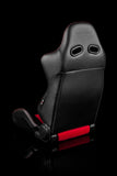 Braum Racing Seats ADVAN SERIES RACING SEATS (BLACK & RED) – PAIR