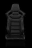 Braum Racing Seats ELITE SERIES RACING SEATS (BLACK STITCHING) – PAIR