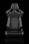 Braum Racing Seats VENOM SERIES RACING SEATS (BLACK LEATHERETTE) – PAIR