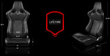 Braum Racing Seats VENOM SERIES RACING SEATS (RED LEATHERETTE) – PAIR