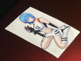 Slammedenuff Decals Anime with Bags Sticker