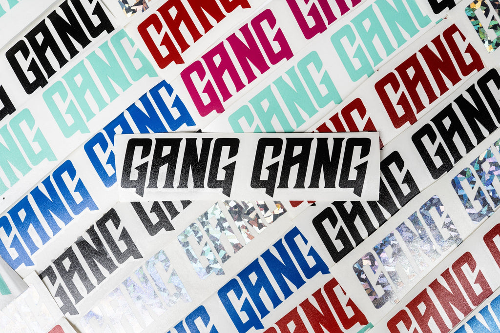 Gango Sticker GANG GANG DECAL – Slammedenuff