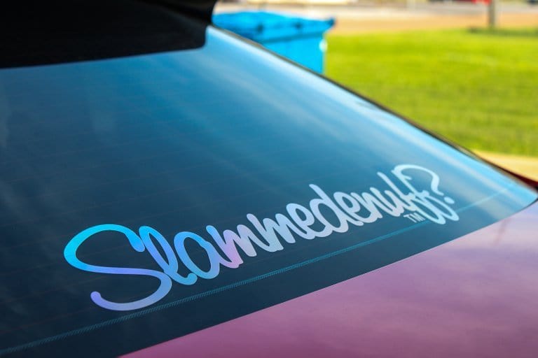 Slammed Car Stickers