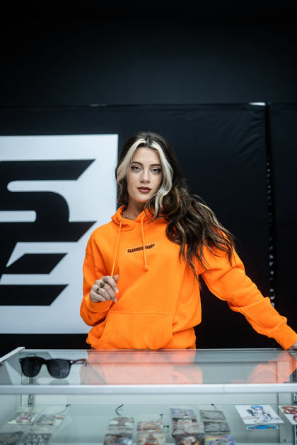 Slammedenuff Hoodies & Jackets Highlighter Orange Hoodie