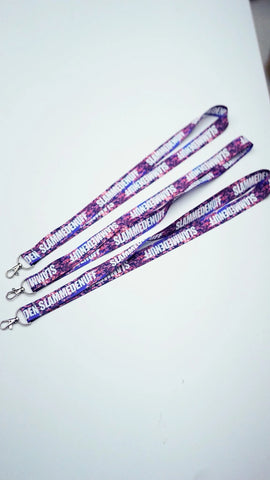 Slammedenuff Lanyards/Keychains Cherry Blossom Lanyard