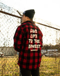 Slammedenuff NEW ARRIVALS Live Life to the Lowest Flannel